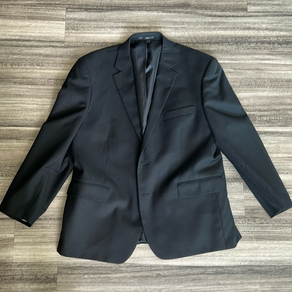 MENS BLUE/Black BLAZER 42R